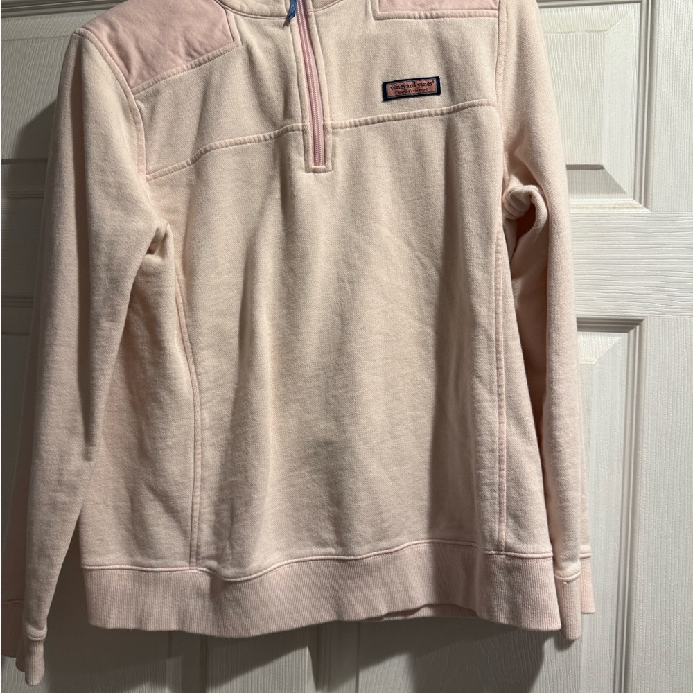 Vineyard Vines Pink Quarter-Zip Pullover